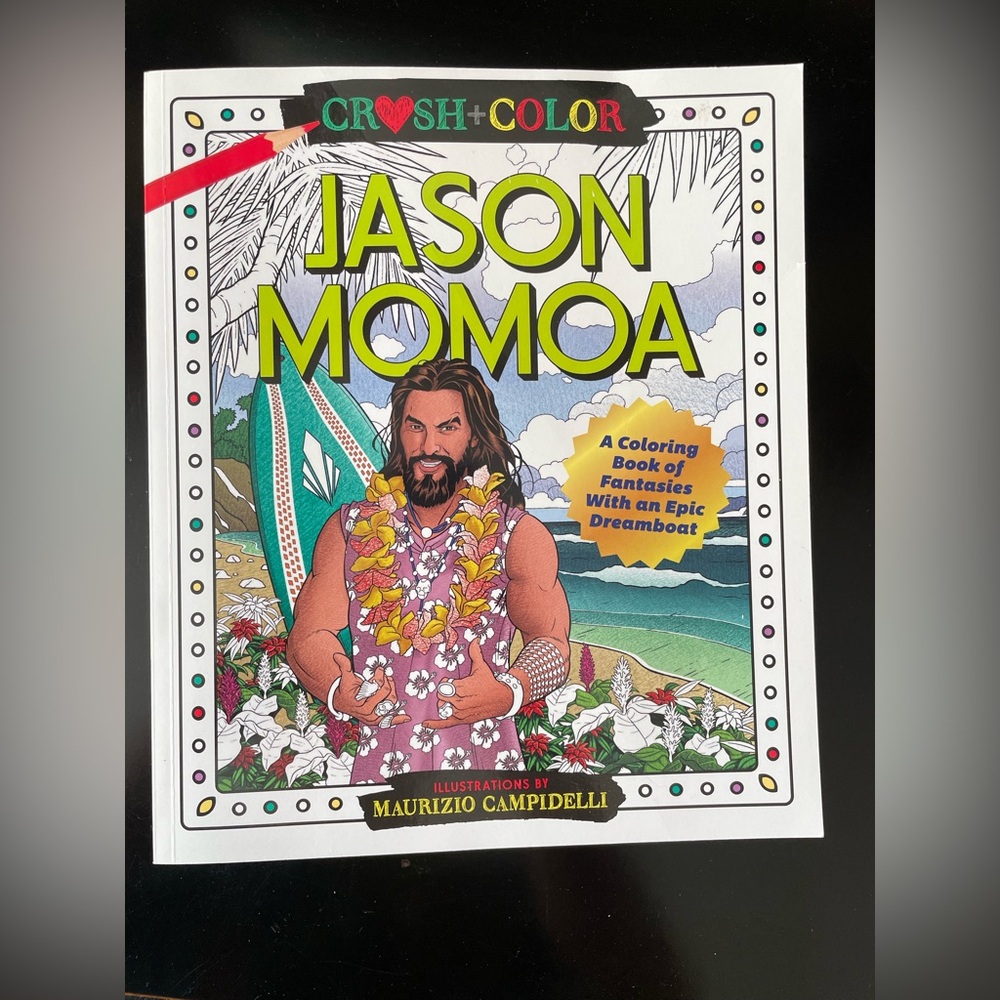 Jason Momoa Coloring Book
